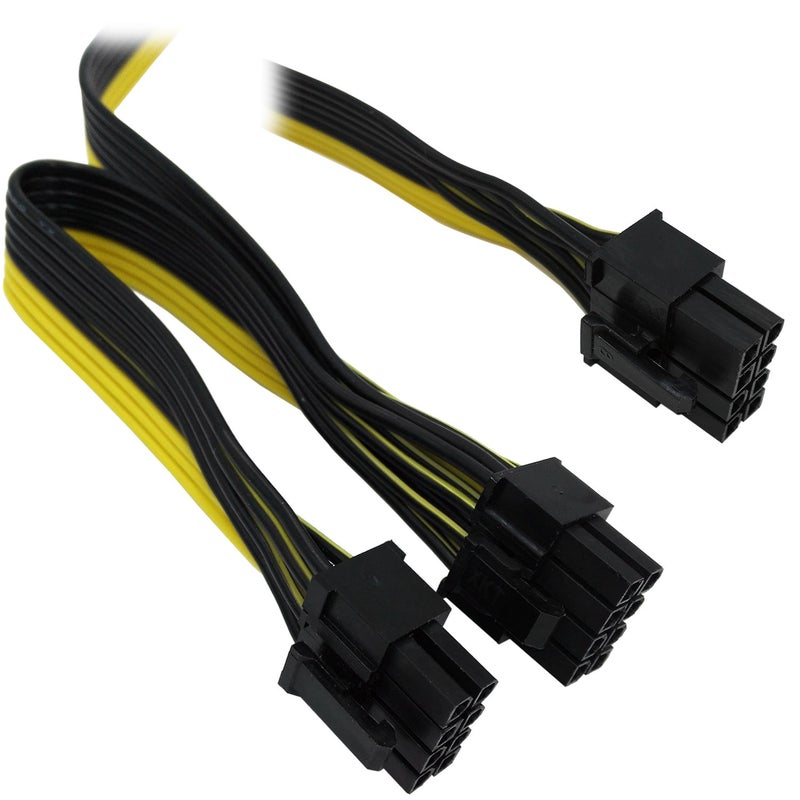 COMeap PCIE Cable for EVGA, PCIe 8 Pin Male to Dual PCIe 8 Pin (6+2) Male GPU Power Cable for EVGA Power Supply 25-inch(63cm) - Image 2